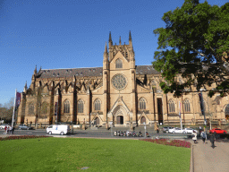 College Street and the west side of St. Mary`s Cathedral