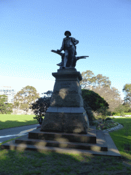Statue of Robert Burns at the Domain park