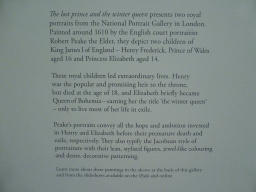 Information on the exhibition `The lost prince and the winter queen`, at the Ground Floor of the Art Gallery of New South Wales