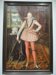 Painting `Prince of Wales` by Robert Peake the Elder at the exhibition `The lost prince and the winter queen`, at the Ground Floor of the Art Gallery of New South Wales