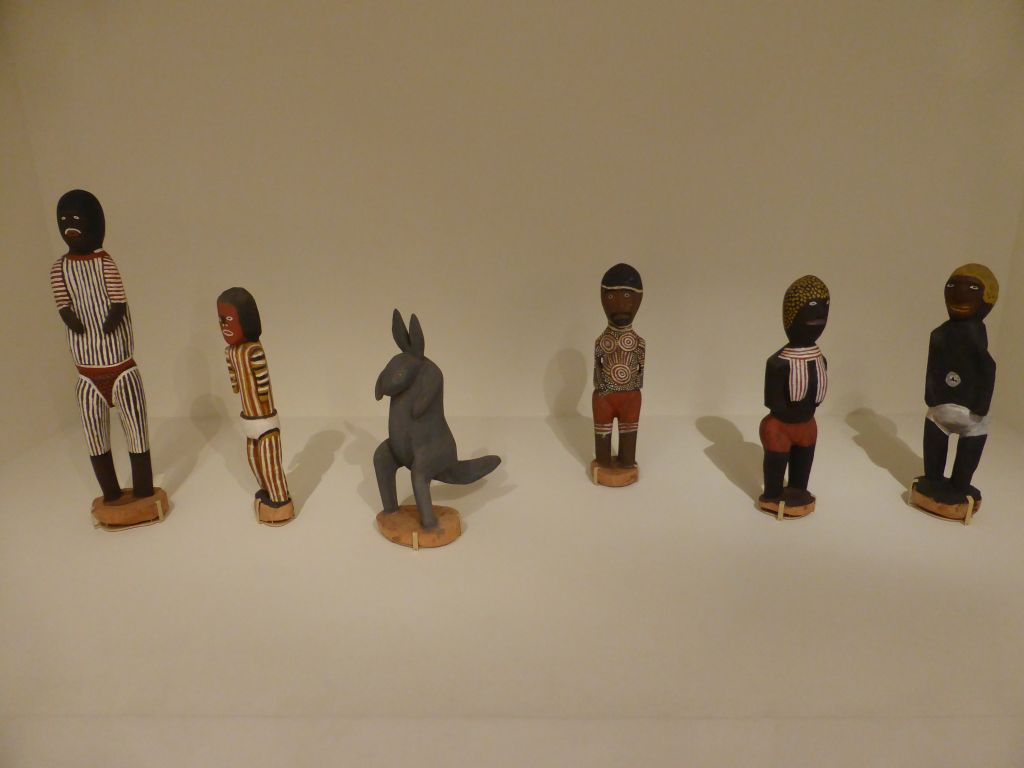 Aboriginal statues at the Lower Floor 3 of the Art Gallery of New South Wales