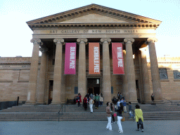 Front of the Art Gallery of New South Wales at the Art Gallery Road
