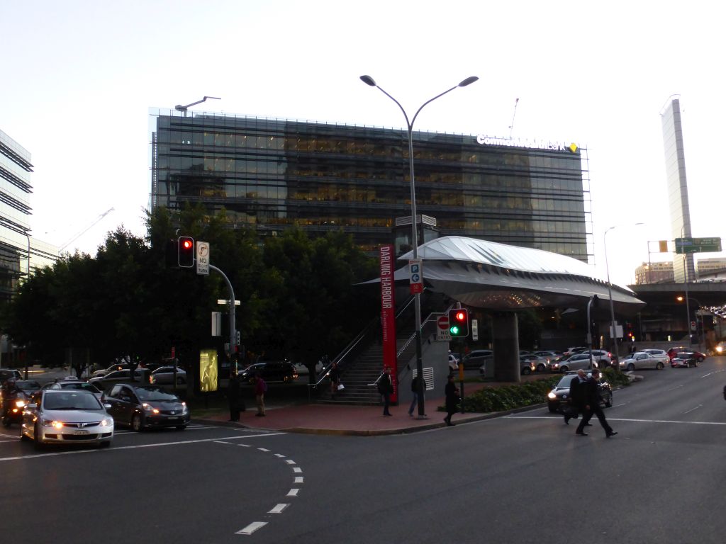 The entrance to Darling Harbour at Bathurst Street