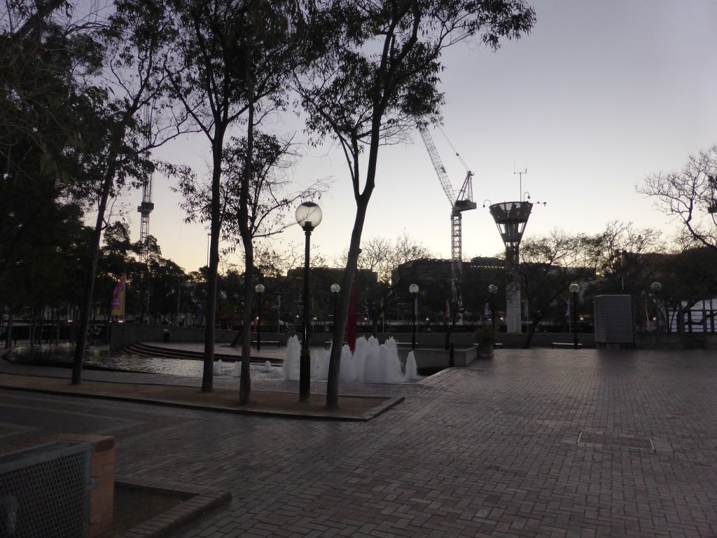 Fountain at the Tumbalong Park