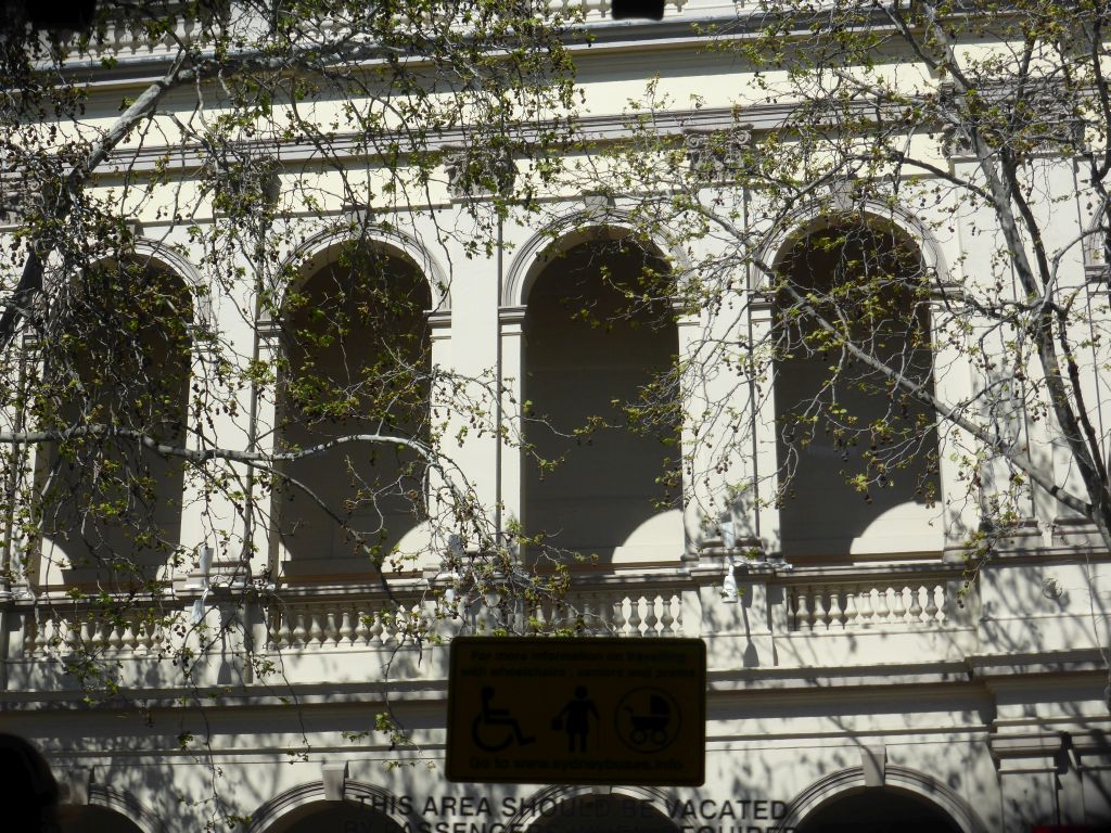 Front of the Paddington Town Hall at Oxford Street, viewed from the bus from the city center to Bondi Beach