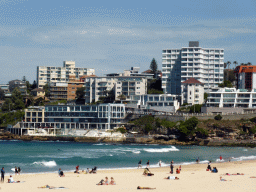 Buildings at the southwest side of Bondi Beach, with the Bondi Icebergs Club