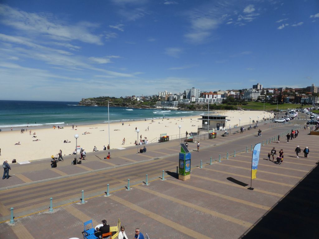 Southwest side of Bondi Beach, viewed from the Upper Floor of the Bondi Pavilion