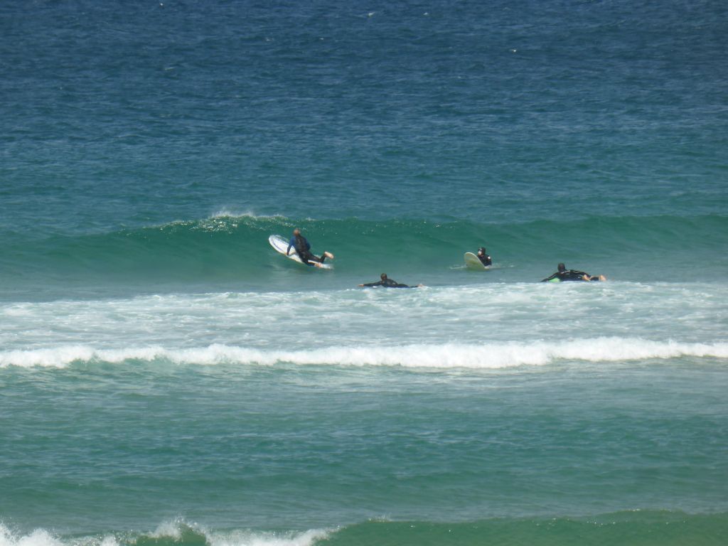 Surfers at Bondi Beach