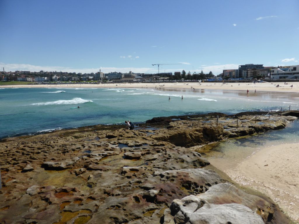 Bondi Beach, viewed from the North Bondi Rocks