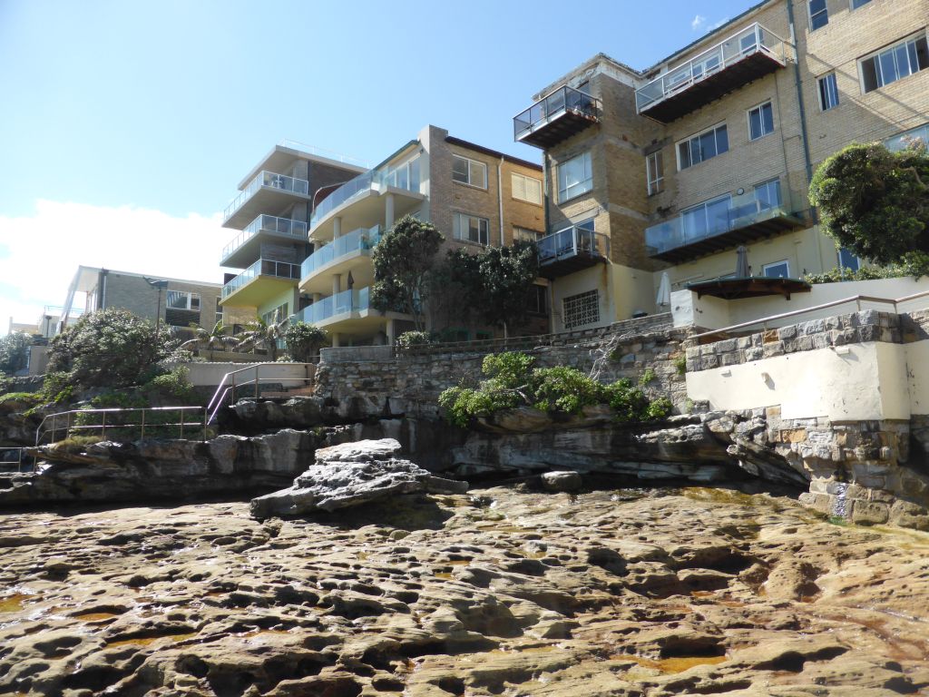 Buildings at the North Bondi Rocks