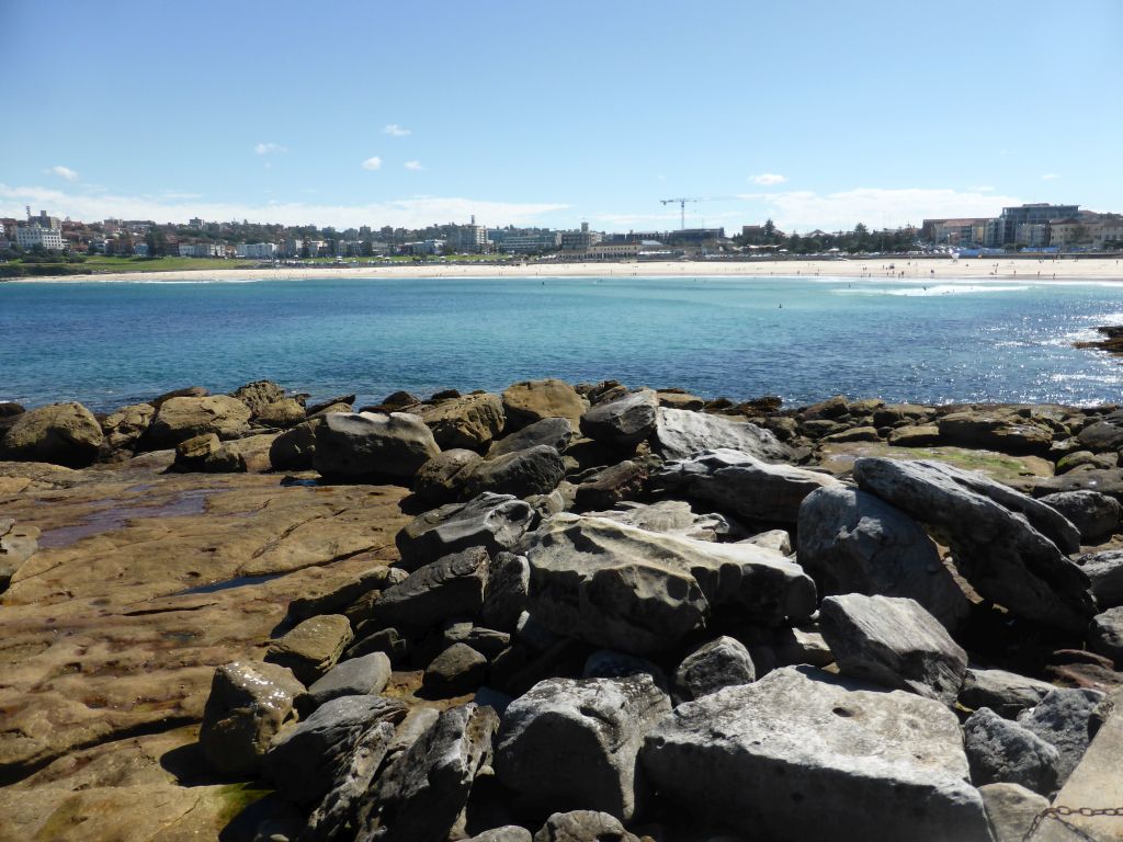 Bondi Beach, viewed from the North Bondi Rocks