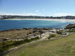 Bondi Beach and the North Bondi Rocks, viewed from the Ray O`Keefe Reserve