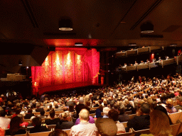 The Joan Sutherland Theatre at the Sydney Opera House, just before the musical `The King and I` by Rodgers and Hammerstein