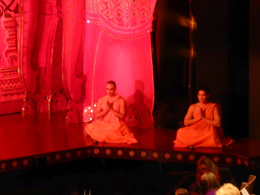 Actors on the stage of the musical `The King and I` by Rodgers and Hammerstein, at the Joan Sutherland Theatre at the Sydney Opera House