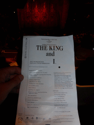 Information on the musical `The King and I` by Rodgers and Hammerstein, at the Joan Sutherland Theatre at the Sydney Opera House