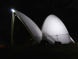 Southeast side of the Sydney Opera House, by night