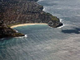 Bondi Beach and surroundings, viewed from the airplane to Melbourne