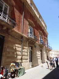 East side of the Palazzo Borgia del Casale palace at the Via Pompeo Picherali street