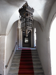 Staircase at the Palazzo Borgia del Casale palace