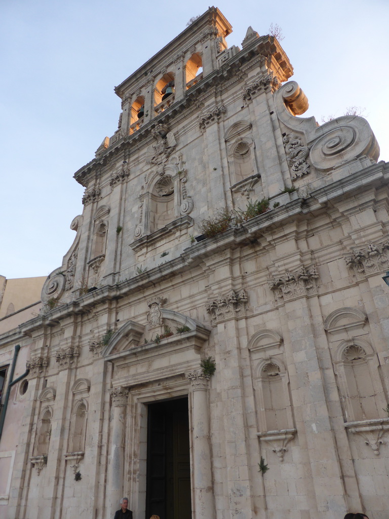 Front of the church at the Lungomare d`Ortigia street during the feast of St. Lucy