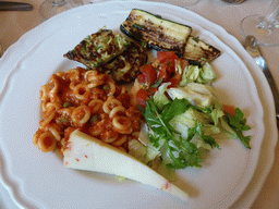 Lunch at the Hotel Villamare at the village of Fontane Bianche