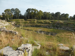The Roman Amphitheatre at the Parco Archeologico della Neapolis park