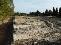The Ara di Ierone II ruins at the Parco Archeologico della Neapolis park