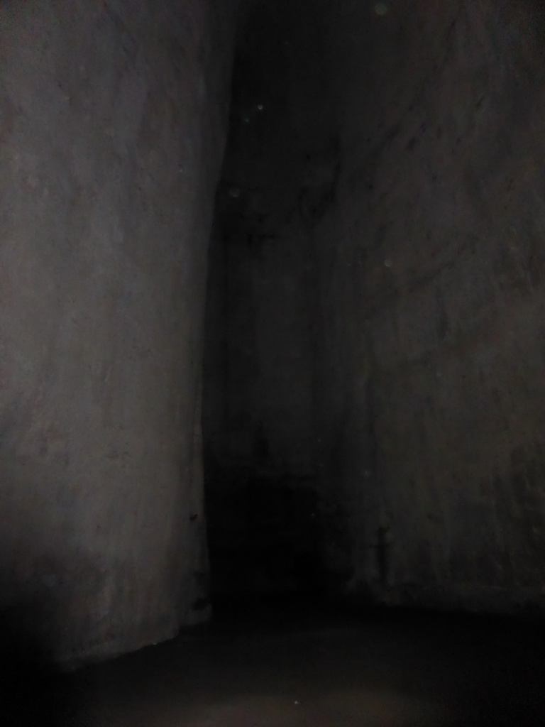 Interior of the Orecchio di Dionisio cave at the Latomia del Paradiso quarry at the Parco Archeologico della Neapolis park