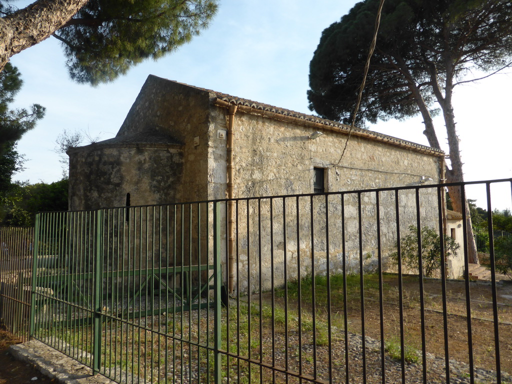 Back side of the Chiesa San Nicolò ai Cordari church at the Via Ettore Romagnoli street