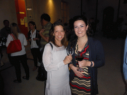 Course participants at the Wine and Cheese event at the Inner Square of the Impact Hub building at the Via Vincenzo Mirabella street