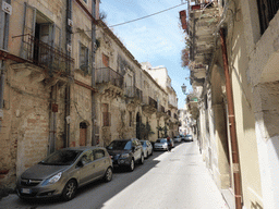 The Via Castello Maniace street