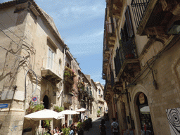The Via Capodieci street