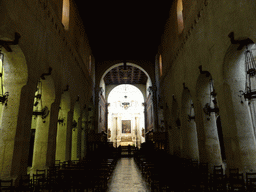 Nave, apse and altar of the Duomo di Siracusa cathedral