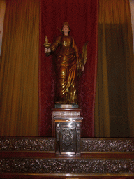 Statue of St. Lucy at the treasury of the Duomo di Siracusa cathedral