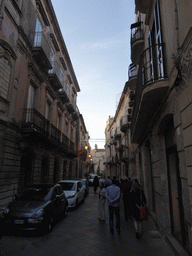 Course participants at the Via della Giudecca street