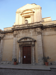 Front of the Chiesa di San Filippo Apostolo church at the Via della Giudecca street