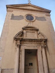 Front of the Chiesa di San Paolo Apostolo at the Via dell`Apollonion street