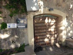 Entrance to the Hypogeum of the Piazza Duomo square at the Foro Vittorio Emanuele II street