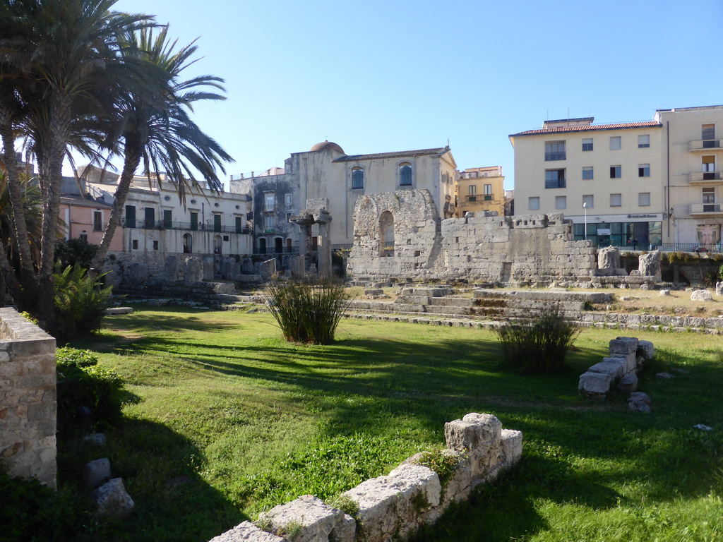 The Temple of Apollo at the Largo XXV Luglio square