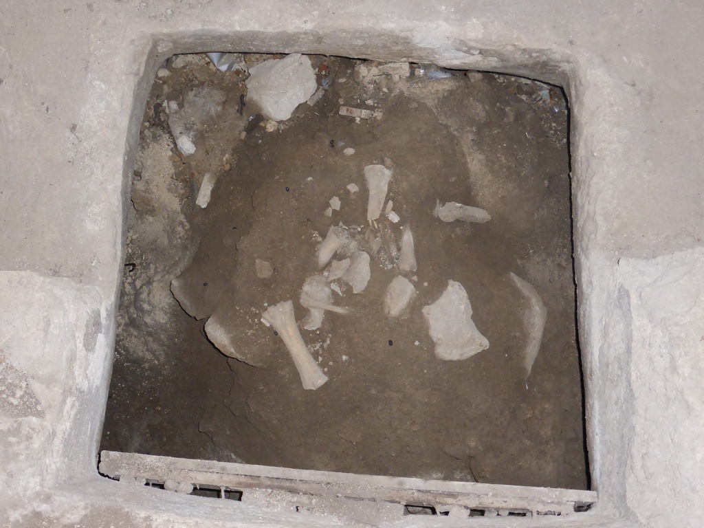 Cistern reused as ossuary at the Tempio Ionico temple