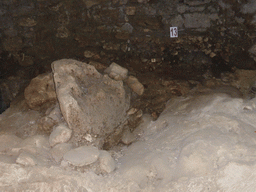 Rest of prehistoric hut at the Tempio Ionico temple