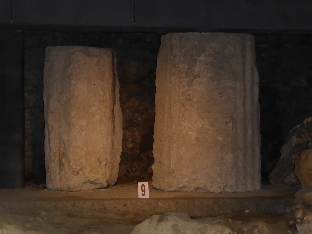 Remains of columns at the Tempio Ionico temple