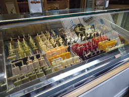 Front of the Gelaterie Stecco Natura icecream shop at the Via Roma street