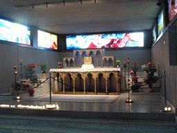 Altar in a chapel of the Santuario della Madonna delle Lacrime church