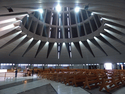 Nave and dome of the Santuario della Madonna delle Lacrime church