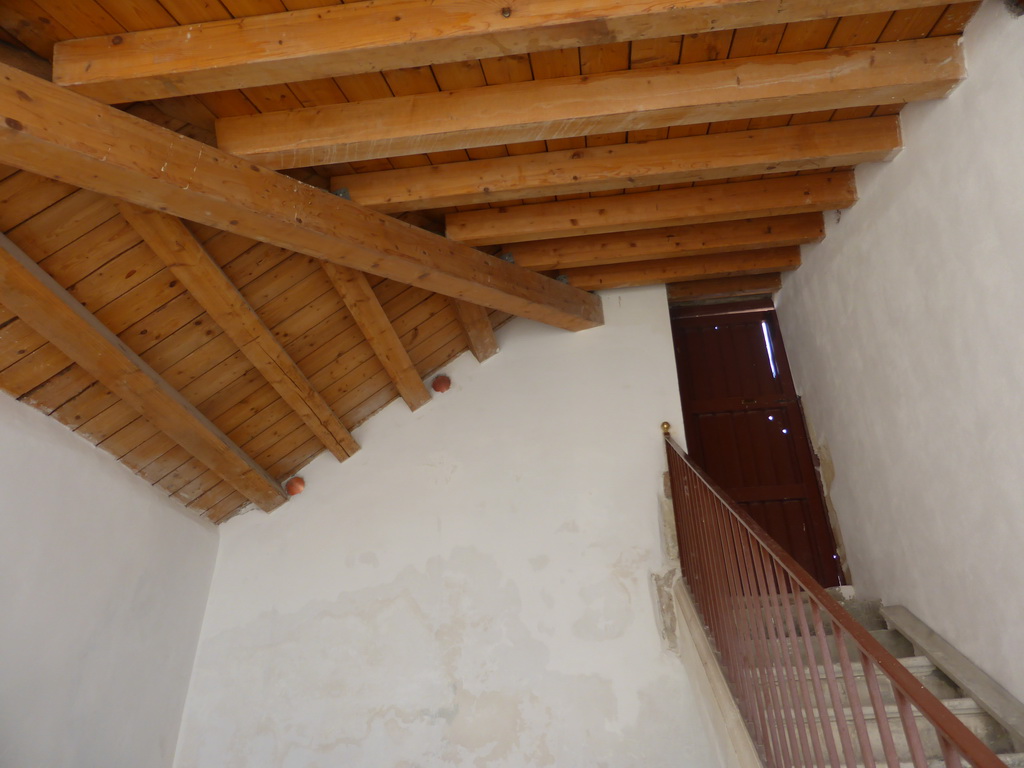 Ceiling of the staircase of the Palazzo Borgia del Casale palace