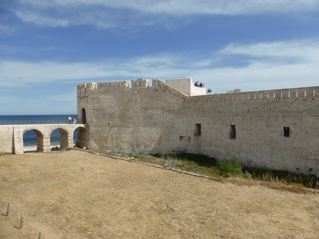 Northeast side of the Castello Maniace castle