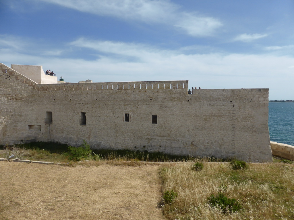 Northwest side of the Castello Maniace castle