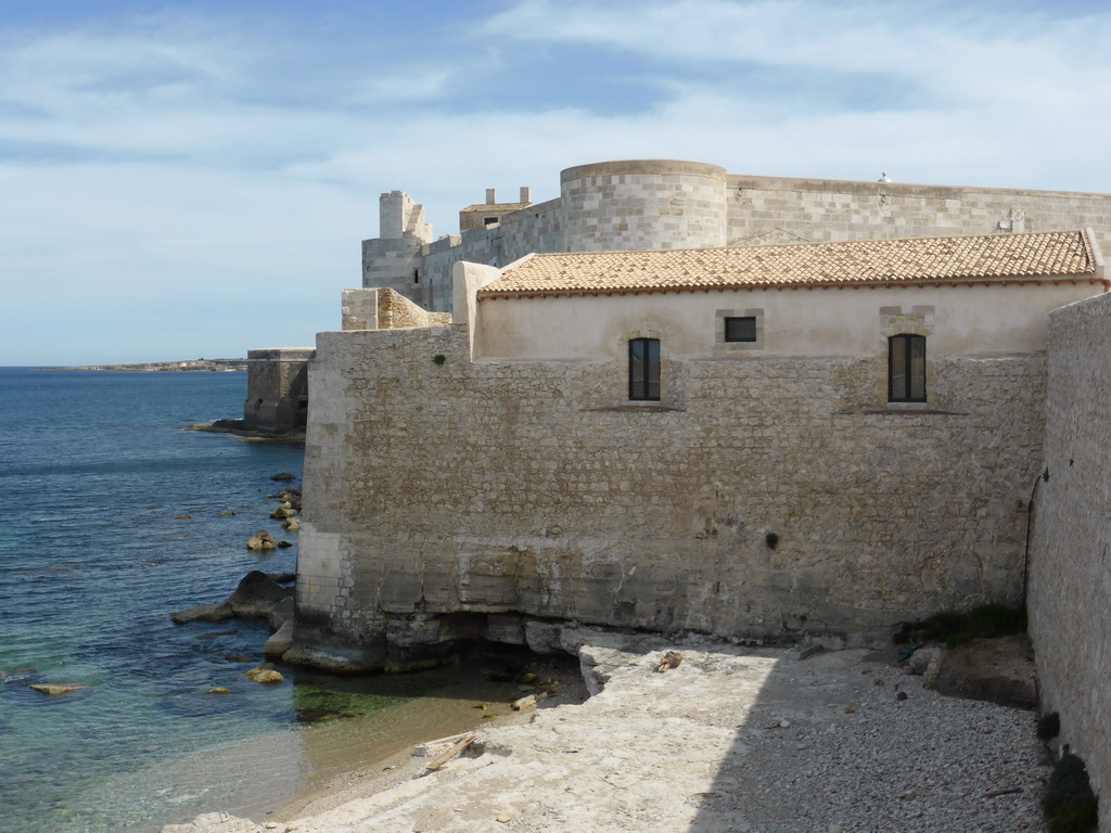 East side of the Castello Maniace castle