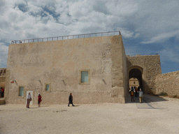 The outer square of the Castello Maniace castle